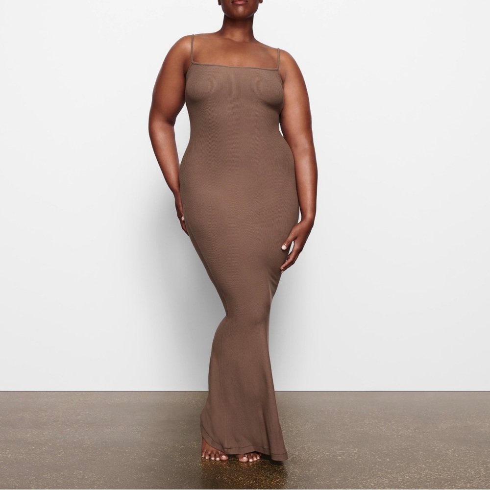 SKIMS Soft Lounge Long Slip Dress